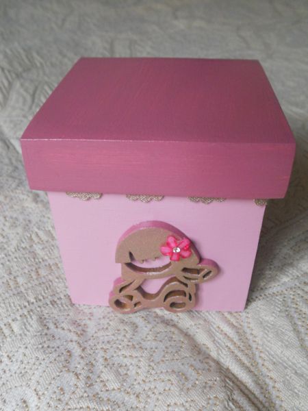 caixa de mdf menina